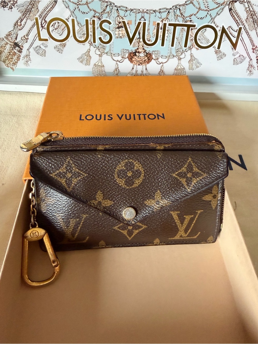 Louis Vuitton Monogram Canvas Recto Verso Card Holder Wallet